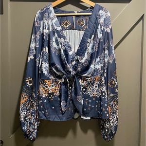 Free People Run Free Blouse